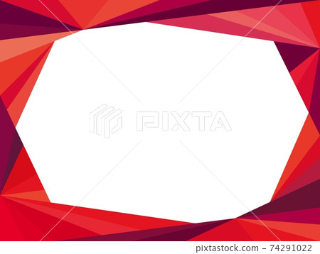 Geometric pattern frame triangle - Stock Illustration [74291022] - PIXTA