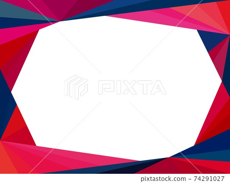 Geometric pattern frame triangle - Stock Illustration [74291027] - PIXTA