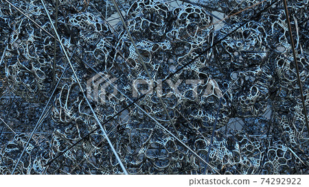 carcass bones machine structure corpse skeleton broad outline background 3D illustration carcass bones machine structure corpse skeleton broad outline background 3D illustration 74292922