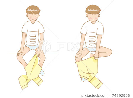 Corset person wearing trousers 74292996