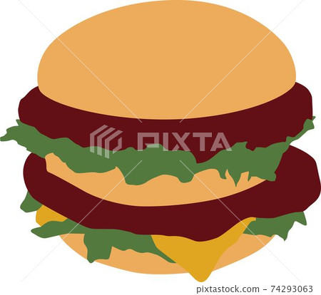 雙照燒漢堡 74293063
