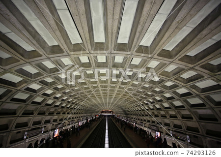 metro train move fast in the channel in washington metro train move fast in the channel in washington 74293126