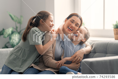 Happy loving family 74293586