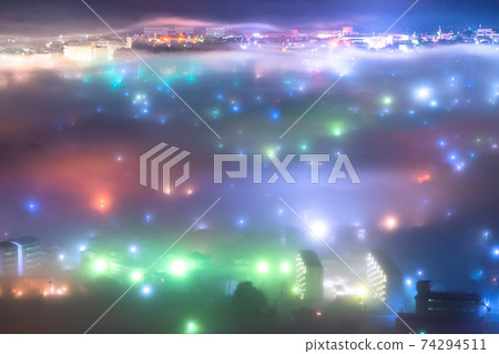 《Saitama Prefecture》 Chichibu Sea of Clouds / Night View 《Saitama Prefecture》 Chichibu Sea of Clouds / Night View 74294511