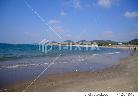 Beautiful coast of Eguchihama Beautiful coast of Eguchihama 74294843
