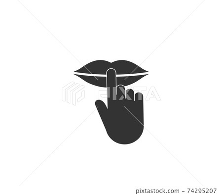 Mute, quiet, silence, silent icon. Vector illustration, flat design. 74295207