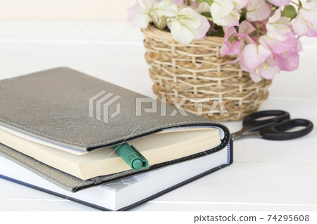 notebook planner for business with bougainvillea pink flower notebook planner for business with bougainvillea pink flower 74295608