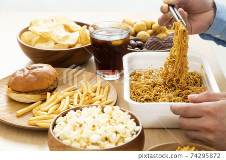 Junk food snack 74295872