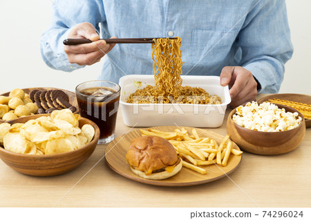 垃圾食品小吃 74296024