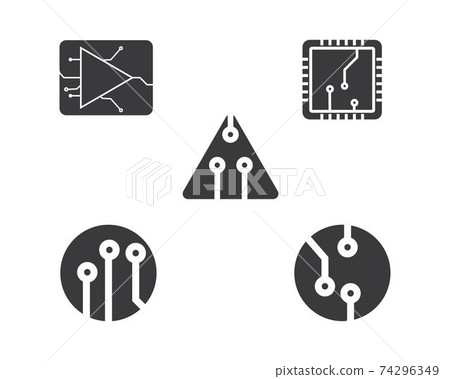 circuit board line,cpu,chip icon logo illustration vector circuit board line,cpu,chip icon logo illustration vector 74296349
