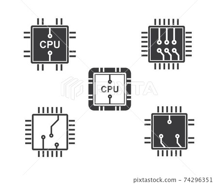 circuit board line,cpu,chip icon logo illustration vector circuit board line,cpu,chip icon logo illustration vector 74296351