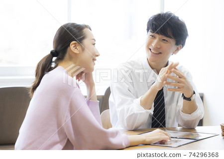Restaurant business lunch break Restaurant business lunch break 74296368