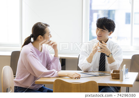 Restaurant business lunch break Restaurant business lunch break 74296380