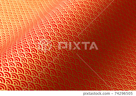 青海波浪紅金 青海波浪紅金 74296505