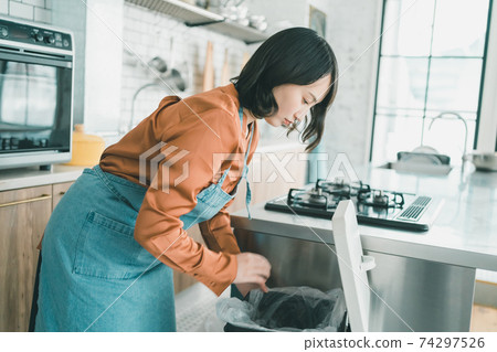 Garbage day morning 74297526