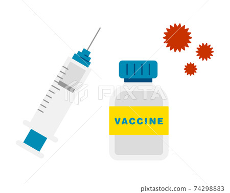Vaccine illustration set 74298883