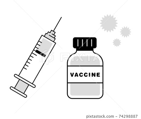 Vaccine illustration set 74298887