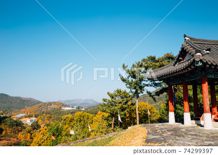 Miryang Eupseong Fortress at autumn in Miryang, Korea 74299397