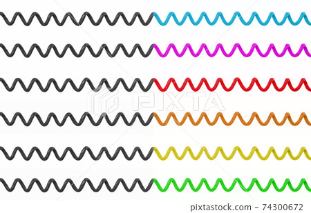 Telephone cords, isolated Telephone cords, isolated 74300672