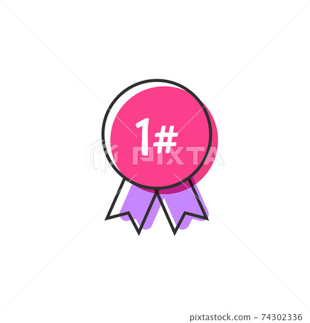 Medal Championship. Set Medals, 1st, Winner, Reward, Trophy, Award, Competition. Flat Cartoon Style Suitable for Sticker, Icon Medal Championship. Set Medals, 1st, Winner, Reward, Trophy, Award, Competition. Flat Cartoon Style Suitable for Sticker, Icon 74302336