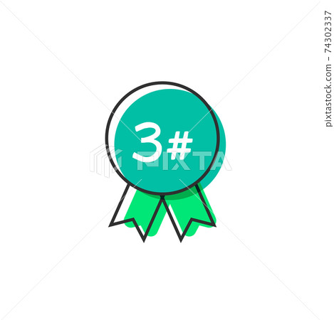 Medal Championship. Set Medals, 3rd, Winner, Reward, Trophy, Award, Competition. Flat Cartoon Style Suitable for Sticker, Icon Medal Championship. Set Medals, 3rd, Winner, Reward, Trophy, Award, Competition. Flat Cartoon Style Suitable for Sticker, Icon 74302337