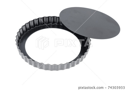 Teflon baking dish isolated on white background 74303933