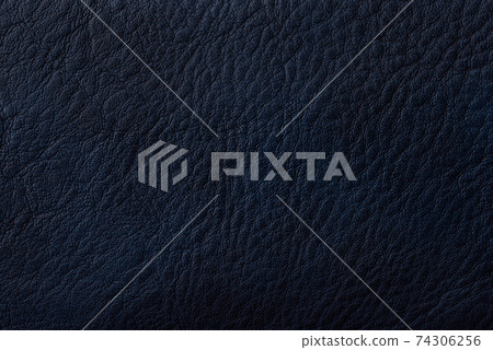 Dark blue leather texture. Elegant background 74306256