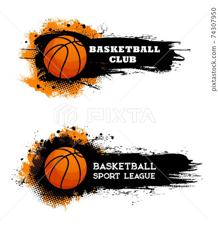 Basketball club, ball game sport league banners Basketball club, ball game sport league banners 74307950