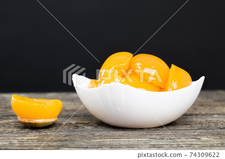 canned ripe orange peaches canned ripe orange peaches 74309622