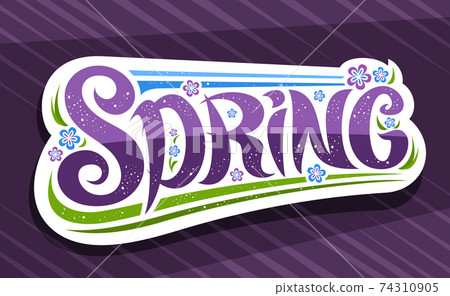 Vector logo for Spring - Stock Illustration [74310905] - PIXTA