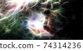 Space background with dark matter. Elements of this image furnished by NASA 74314236