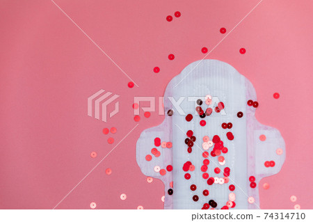 衛生巾圖像 74314710