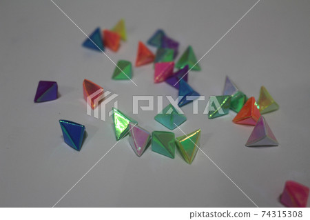 Fantastic paper origami crane egg on the white Fantastic paper origami crane egg on the white 74315308