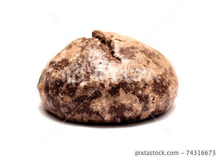 Chocolate gingerbread isolated on a white background 74316673