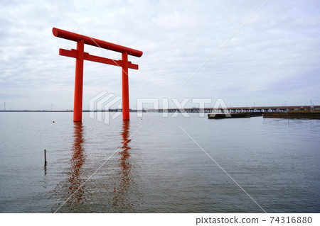 Kashima Jingu Nishi Ichino Torii (Kashima City, Ibaraki Prefecture) Kashima Jingu Nishi Ichino Torii (Kashima City, Ibaraki Prefecture) 74316880