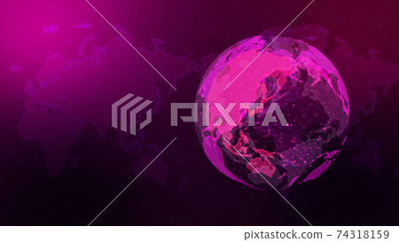 Pink digital network image background Pink digital network image background 74318159