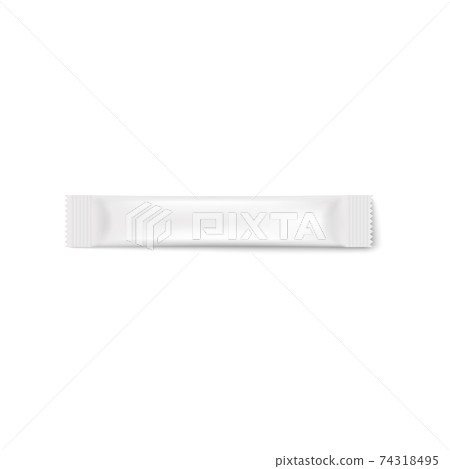 White stick packaging for bulk products, realistic vector illustration isolated. White stick packaging for bulk products, realistic vector illustration isolated. 74318495