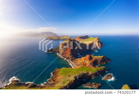 Aerial view of the Ponta de Sao Lourenco peninsula, Madeira, Portugal Aerial view of the Ponta de Sao Lourenco peninsula, Madeira, Portugal 74320177