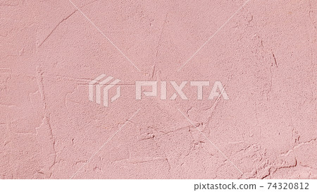 Pink decorative plaster on wall. Texture of rough stucco wall background, soft texture cement wall Pink decorative plaster on wall. Texture of rough stucco wall background, soft texture cement wall 74320812