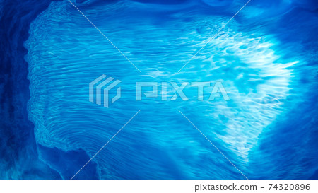 Blue ink pattern with light and dark gradient 74320896