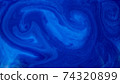 Blue ink pattern with light and dark gradient 74320899