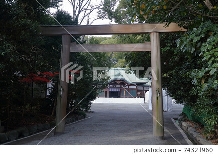 Torii of Kamichikama Shrine (Atsuta Jingu, Atsuta-ku, Nagoya City, Aichi Prefecture) 74321960