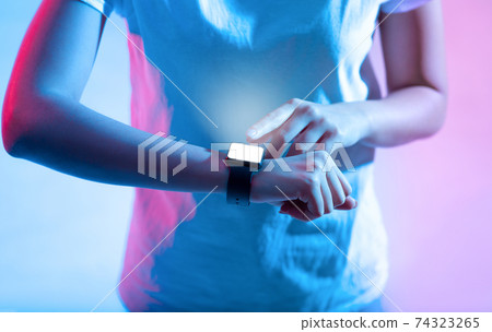 Messages from social networks, modern gadget signal modern app for device Messages from social networks, modern gadget signal modern app for device 74323265