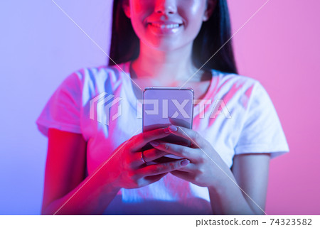 Chat on social networks, write blog, post online and surfing in internet Chat on social networks, write blog, post online and surfing in internet 74323582