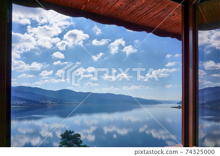 Wonderful landscape view from the lake house Wonderful landscape view from the lake house 74325000