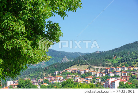 Panoramic view of town Devin, Bulgaria Panoramic view of town Devin, Bulgaria 74325001