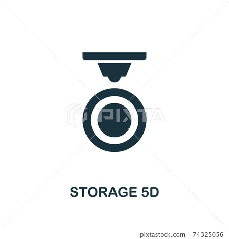 Storage 5D icon. Premium style design from future technology icons collection. Pixel perfect Storage 5D icon for web design, apps, software, print usage 74325056