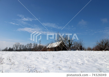 February nature winter scenes of Zagreb's surroundings, Croatia February nature winter scenes of Zagreb's surroundings, Croatia 74326049