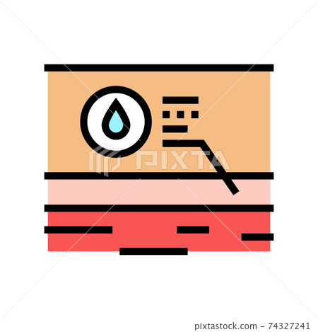 water body layer color icon vector illustration 74327241