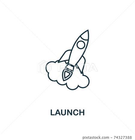 Launch outline icon. Thin line element from crowdfunding icons collection. UI and UX. Pixel perfect launch icon for web design, apps, software, print usage Launch outline icon. Thin line element from crowdfunding icons collection. UI and UX. Pixel perfect launch icon for web design, apps, software, print usage 74327388